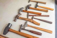 59  (9pcs lot) Hammers: includes Belknap Bluegrass, Maydol, Perfect Handle ball peen, Good