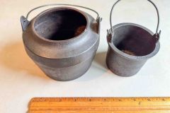 140  Large cast iron Glue Pot, labelled 0000, Good