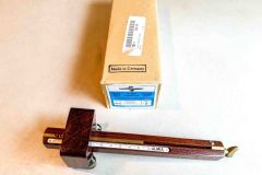 142  Ulmia Rosewood Mortice Gauge with box, NOS? or Excellent