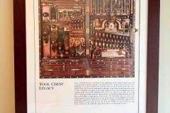 167  Studley Tool Chest Poster 33” x 25”, professionally framed, Excellent