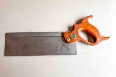 182  Unmarked closed-tote 10”, 12-point, sharp Back Saw Good+