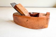 195  H. Burton wooden Compass Plane, Good+