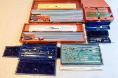 222  Drafting equipment: Leroy Sets, Drafting Sets, Proportional Dividers, Ink Pens, etc. Good