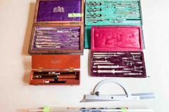 224  Drafting equipment: Drafting Sets, Protractor, Ink Pens, Compass, etc. Good