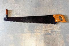 240a  Crosscut Saw: Disston 48 ½” saw