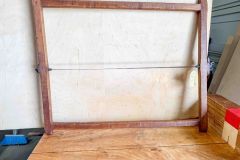 243  Small Pit Saw: 27” x 22” frame, ½” blade, found on NY Farm , dated 1825 – 1850, Good+