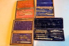 260  (lot) 4 incomplete drafting sets, Fair